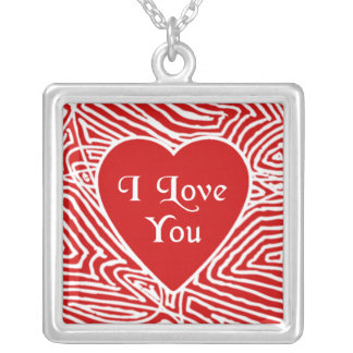 Heart Photo Frame Silver Plated Necklace