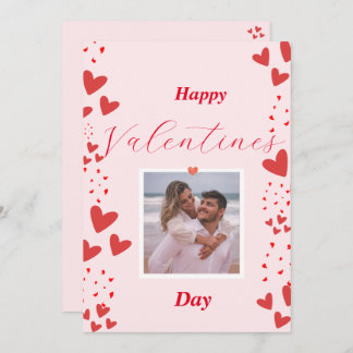 Heart Photo Frame Valentines Day Gift Card