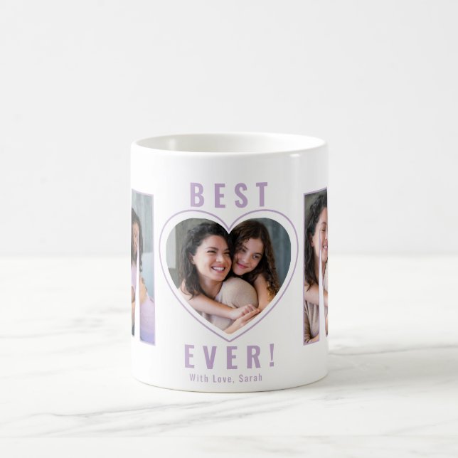 Heart Photo Mug for Mom (Center)