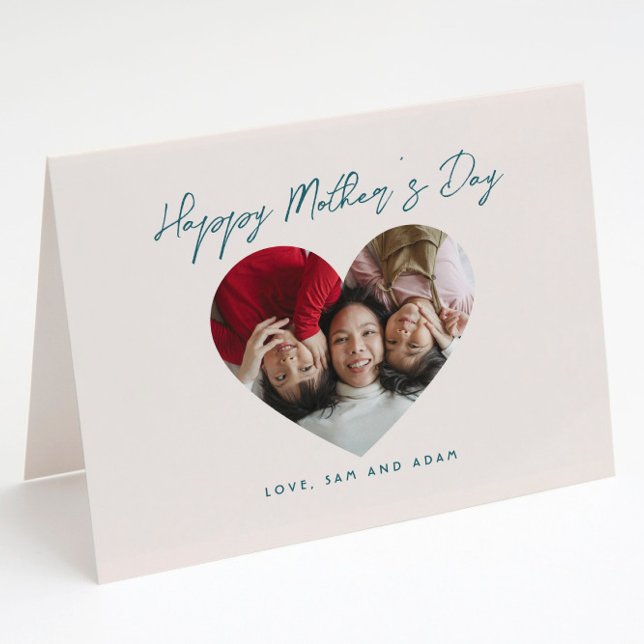 Heart Photo Script Happy Mother's Day Card (Creator Uploaded)