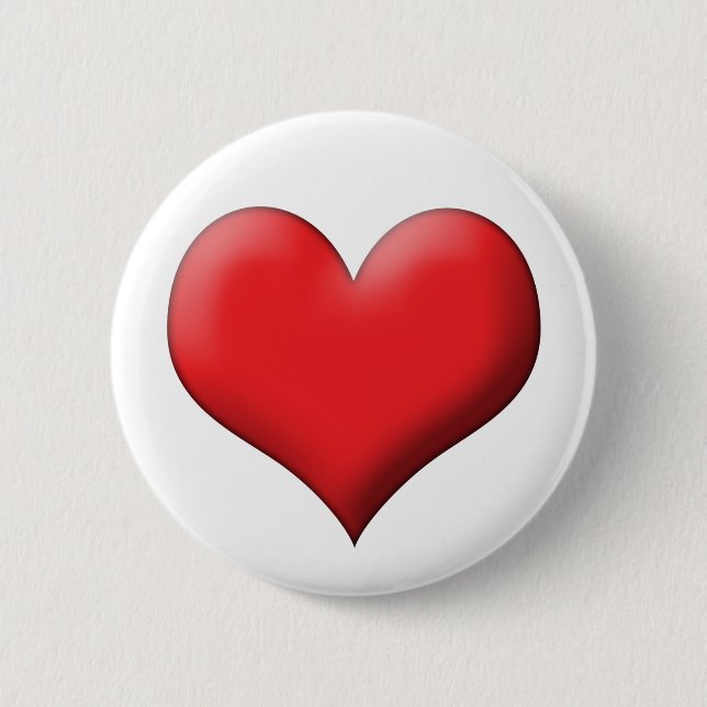 Heart Pinback Button (Front)
