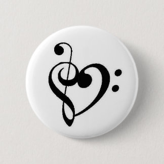 heart pinback button