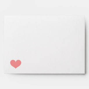 Heart & Pink Stripes Envelope