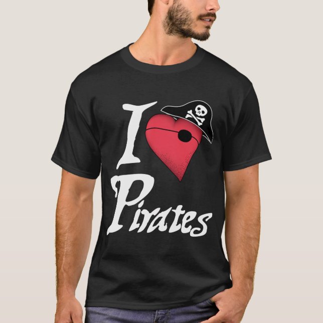 Heart Pirates - Dark T-Shirt (Front)
