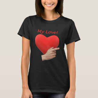Heart Pointing Finger That Signifies T-Shirt