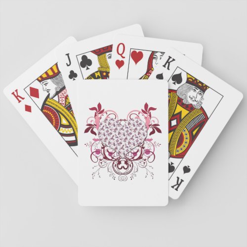Heart Poker Cards