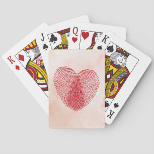 Heart Poker Cards