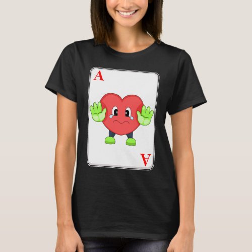 Heart Poker Poker cards T_Shirt