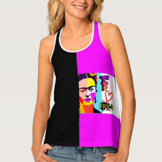 HEART POP ART FRIDA TANK TOP