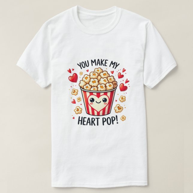 Heart Pop. T-Shirt (Design Front)
