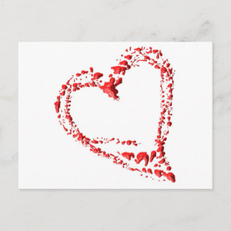 heart postcard