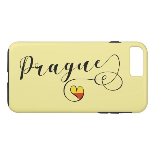 Heart Prague Mobile Phone Case Czech iPhone 8 Plus7 Plus Case