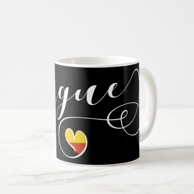 Heart Prague Mug, Czech Republic Coffee Mug