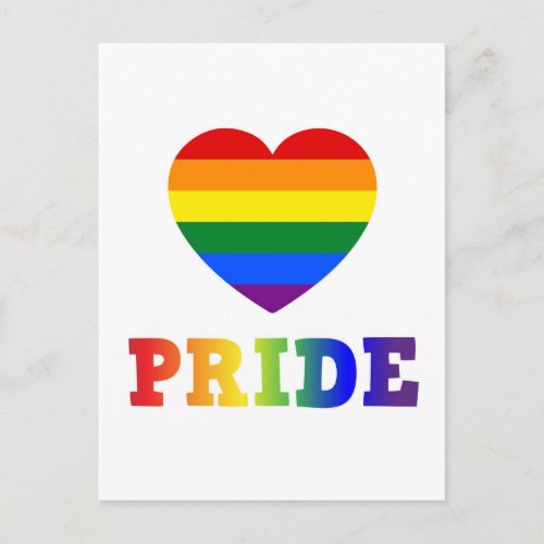 Heart Pride Postcard