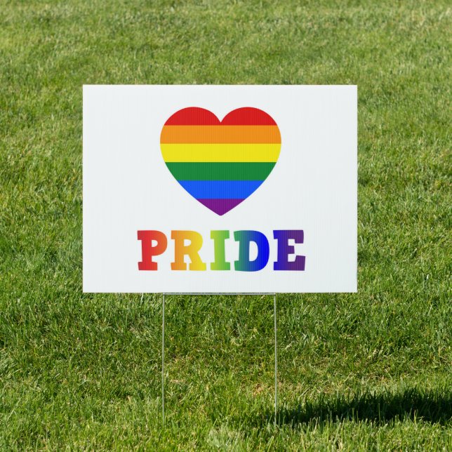 Heart Pride Sign (Insitu)