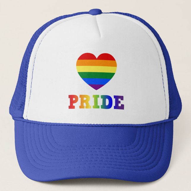 Heart Pride Trucker Hat (Front)
