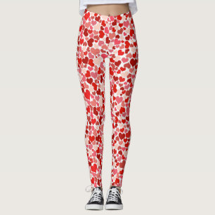 Heart Print Leggings