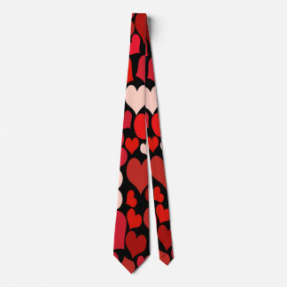 Heart Print Neck Tie