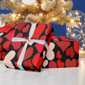 Heart Print Wrapping Paper