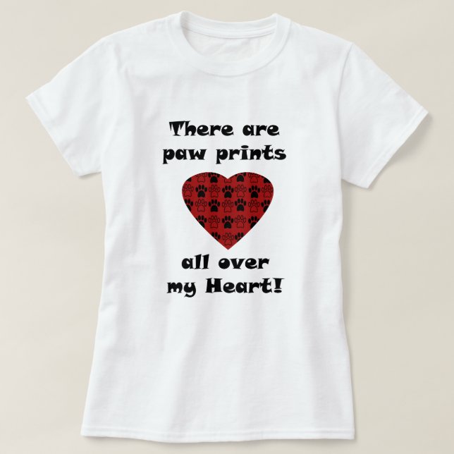Heart Prints T-Shirt (Design Front)