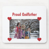 Heart Proud Godfather Love Personalize Photo Make