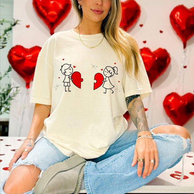 Heart puzzle T-shirt (Creator Uploaded)