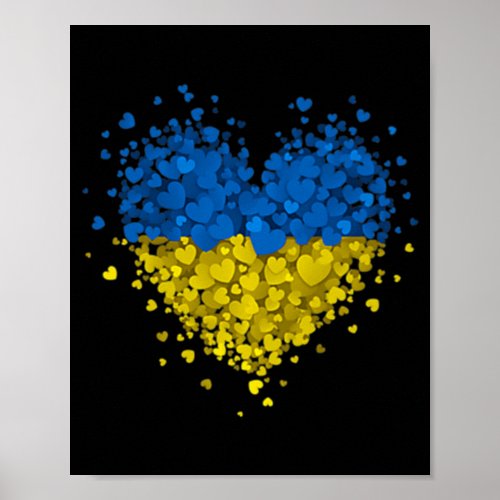 Heart Puzzle Ukraine Love Ukraine Ukrainian Flag S Poster