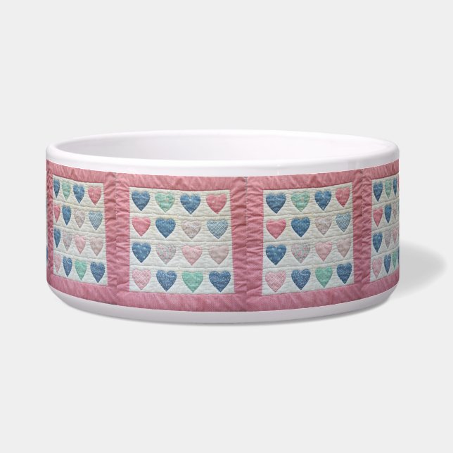 Heart quilt bowl (Front)