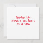 Heart Rain Cartoon  (Back)