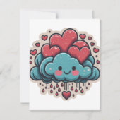 Heart Rain Cartoon  (Front)