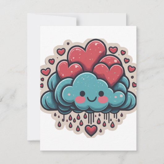 Heart Rain Cartoon (Front)