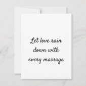 Heart Rain Cartoon  (Back)