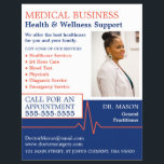 Heart Rate, General Practitioner, Nurse, Medical Flyer<br><div class="desc">Heart Rate,  General Practitioner,  Nurse,  Medical Advertising Flyers By The Business Card Store.</div>