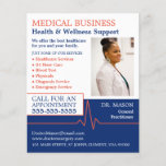 Heart Rate, General Practitioner, Nurse, Medical Flyer<br><div class="desc">Heart Rate,  General Practitioner,  Nurse,  Medical Advertising Flyers By The Business Card Store.</div>