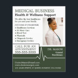 Heart Rate, General Practitioner, Nurse, Medical Flyer<br><div class="desc">Heart Rate,  General Practitioner,  Nurse,  Medical Advertising Flyers By The Business Card Store.</div>
