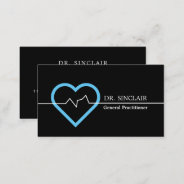 Heart Rate Monitor, General Practitioner, Nurse Business Card at Zazzle