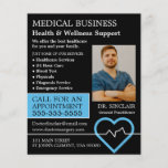Heart Rate Monitor, General Practitioner, Nurse Flyer<br><div class="desc">Heart Rate Monitor,  General Practitioner,  Nurse,  Advertising Flyers By The Business Card Store.</div>