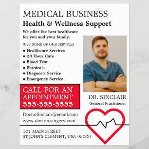 Heart Rate Monitor, General Practitioner, Nurse Flyer