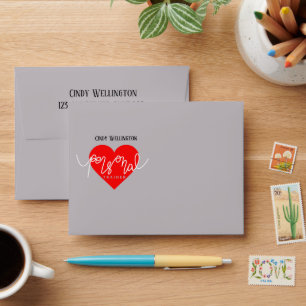Heart Rate Professional Business Personal Trainer Envelope