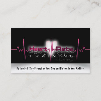 Heart Rate Training Goal Card