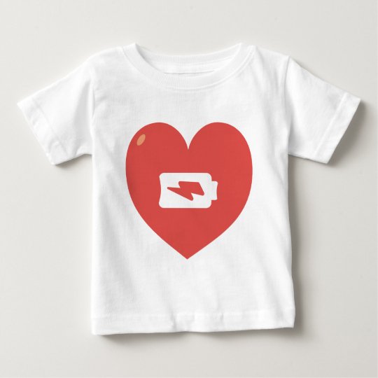 Heart Recharging Baby T-Shirt
