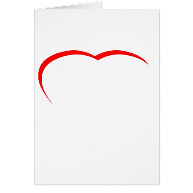 Heart Red Curve The MUSEUM Zazzle Gifts (Front)