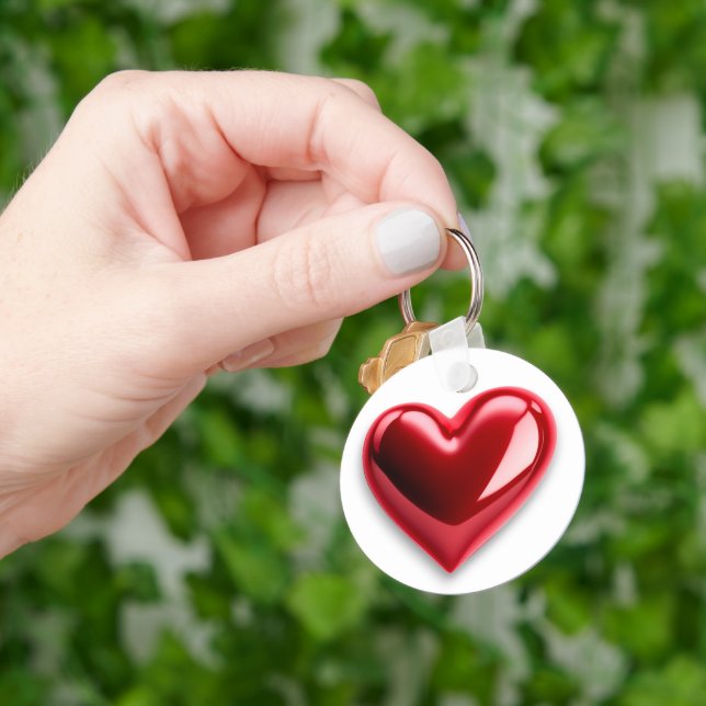 Heart Red Keychain (Hand)
