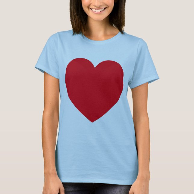 heart red  T-Shirt (Front)