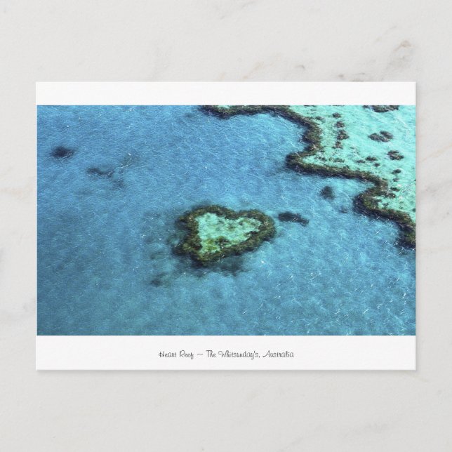 Heart Reef - Australia Postcard (Front)
