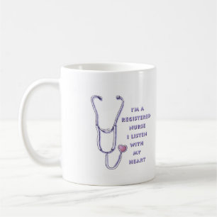 Heart Registered Nurse Coffee Mug