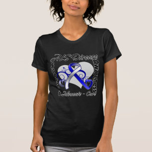 Heart Ribbon - ALS Disease Awareness T-Shirt
