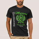 Heart Ribbon Mental Health Awareness Matters T-Shirt