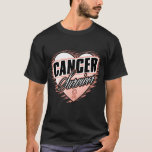 Heart Ribbon Survivor Endometrial Cancer T-Shirt