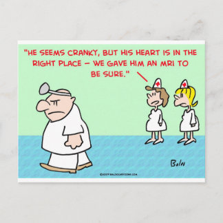 heart right place mri postcard